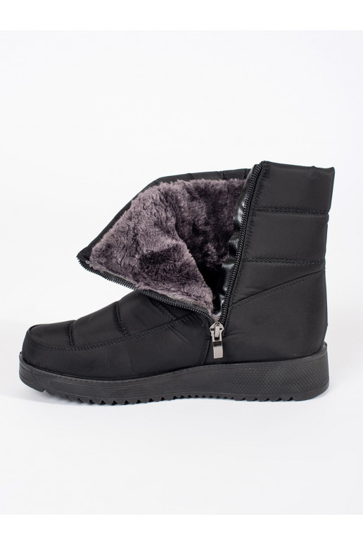 Juodos spalvos  Moteriški sniego batai Juodos spalvos  Moteriški sniego batai