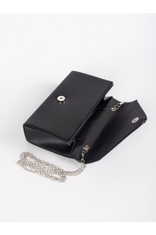 juoda rankinė voko tipo puošti kristalais juoda rankinė voko tipo puošti kristalais