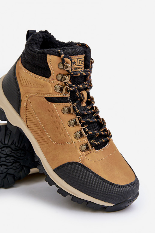 Pašiltinti žygio batai  rudos spalvos Loreinae