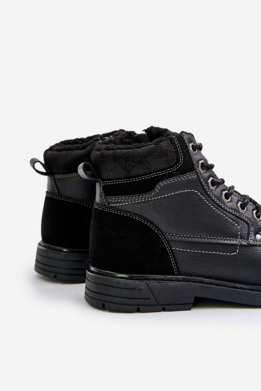 pašiltinti batai  iš eko odos Juodos spalvos Venredia