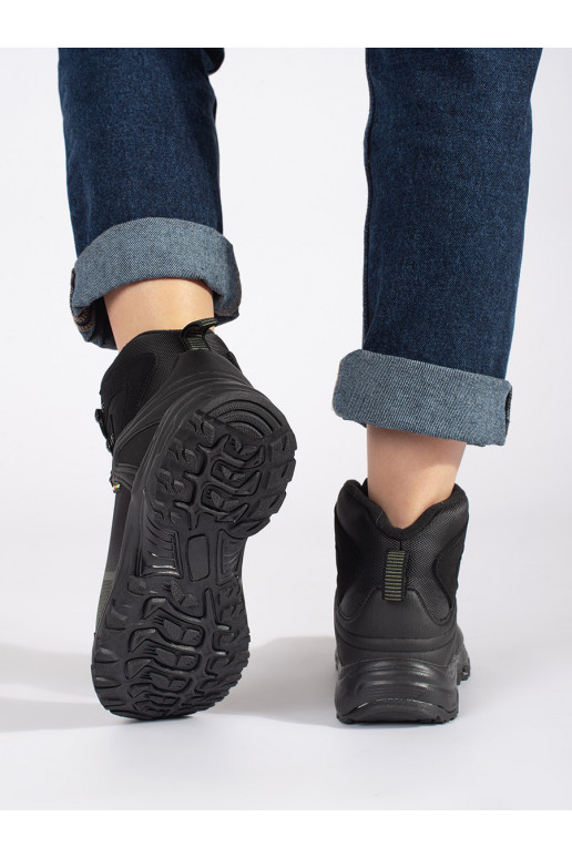 Juodos ir-žalios spalvos Trekingo batai Juodos ir-žalios spalvos Trekingo batai