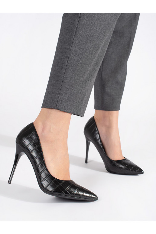 Bateliai plonu kulniuku Shelovet juodos spalvos