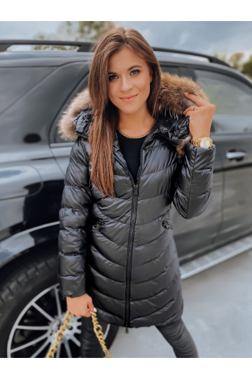 Moteriška žieminė striukė juoda PREMIUM  TY3024 2
