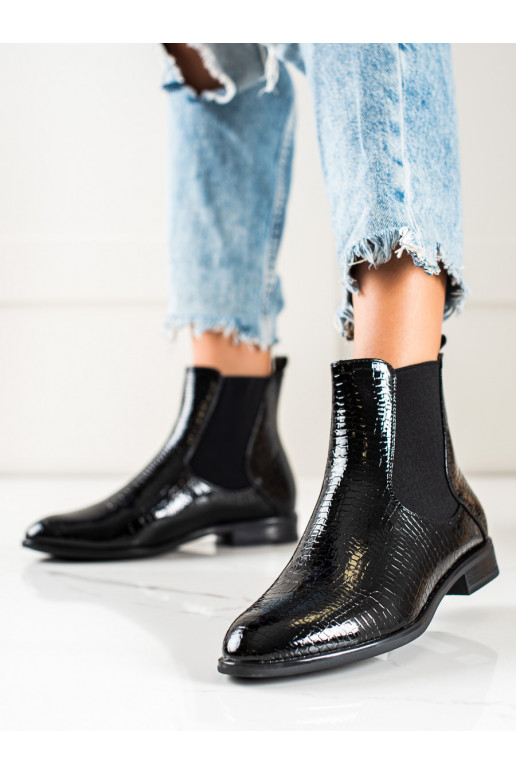 Moteriški batai Sergio Leone  juodos spalvos