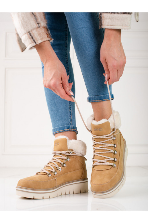 aulinukai  su platforma rudos spalvos