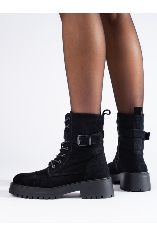 iš zomšos moteriški aulinukai su sagtimis