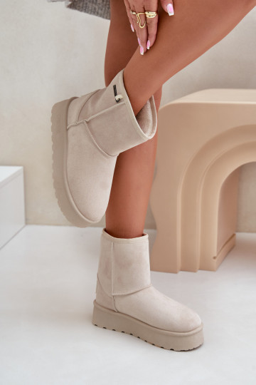  sniego batai  su platforma Big Star OO274897 dramblio kaulo spalvos