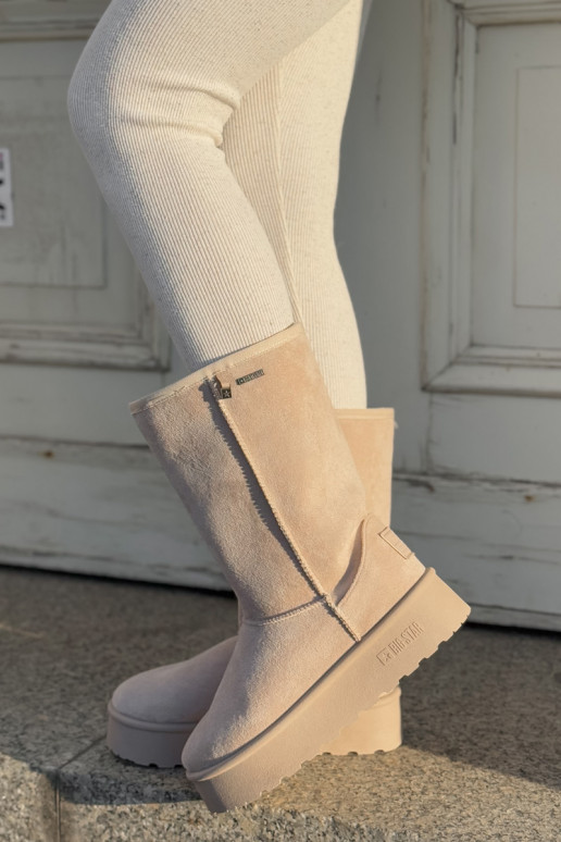  sniego batai su platforma Big Star OO274894 dramblio kaulo spalvos