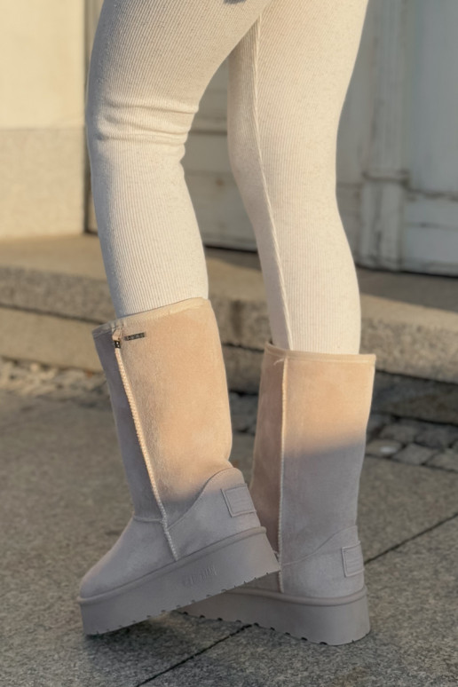  sniego batai su platforma Big Star OO274894 dramblio kaulo spalvos