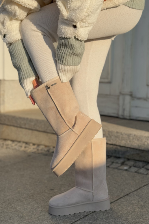  sniego batai su platforma Big Star OO274894 dramblio kaulo spalvos