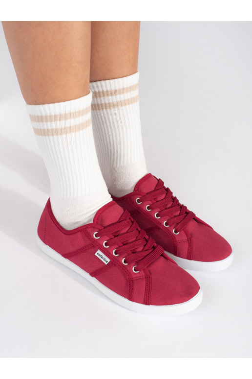 raudonos spalvos  Moteriški batai