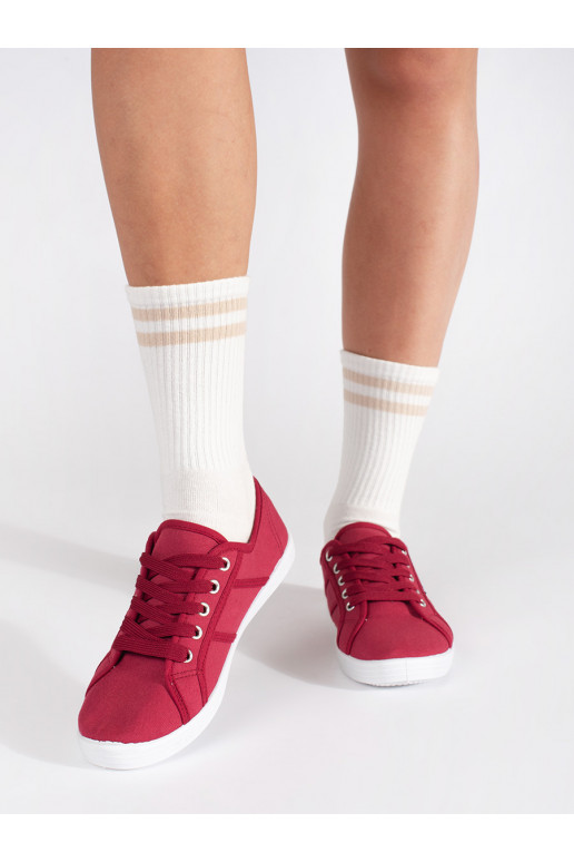 raudonos spalvos  Moteriški batai