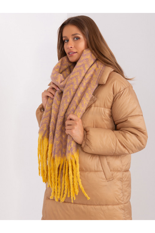 Šalikas tamsiai geltonos/žalsvos spalvos Šalikas tamsiai geltonos/žalsvos spalvos