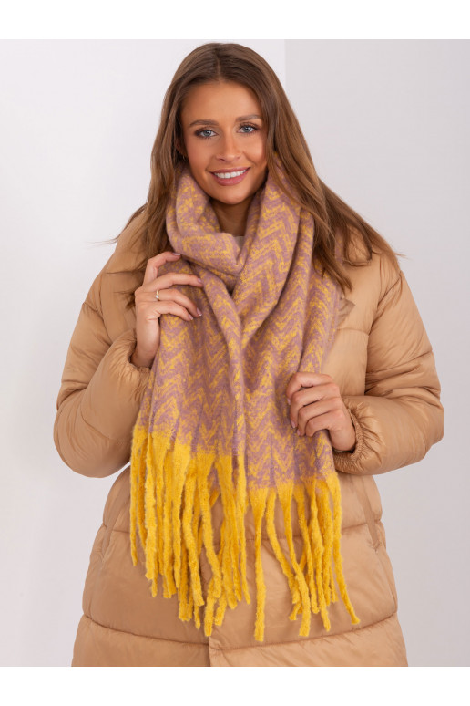 Šalikas tamsiai geltonos/žalsvos spalvos Šalikas tamsiai geltonos/žalsvos spalvos