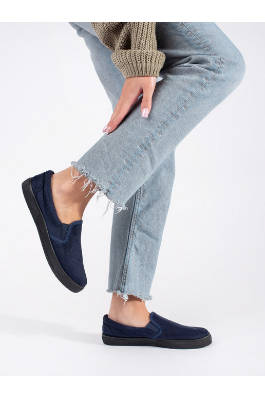 mėlynos spalvos mėlynos spalvos batai  slip on