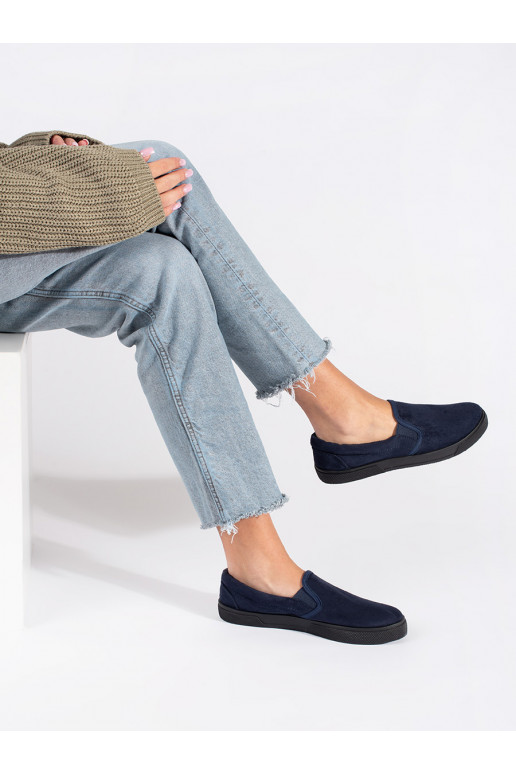 mėlynos spalvos mėlynos spalvos batai  slip on