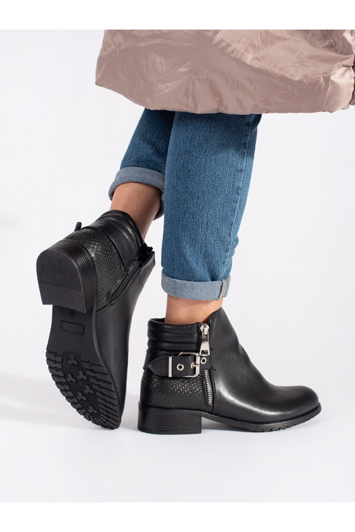 Juodos spalvos Moteriški batai 