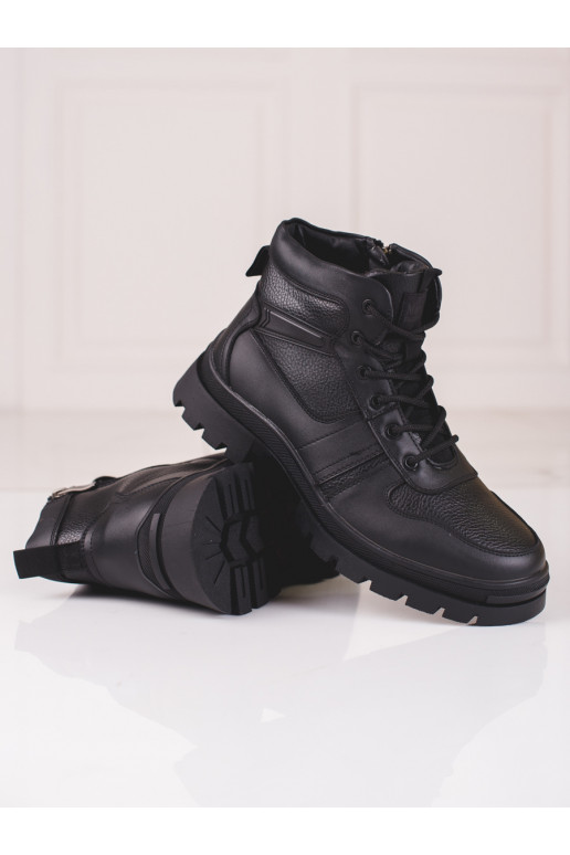 Vyriški batai su pašiltinimu  juodos spalvos