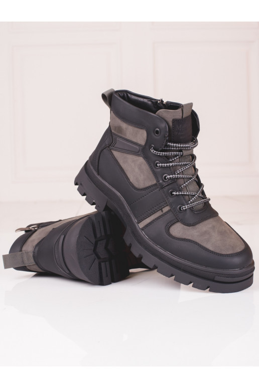 Vyriški batai su pašiltinimu  pilkos spalvos