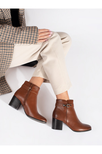 rudos spalvos   moteriški batai ant kulno Sergio Leone 2