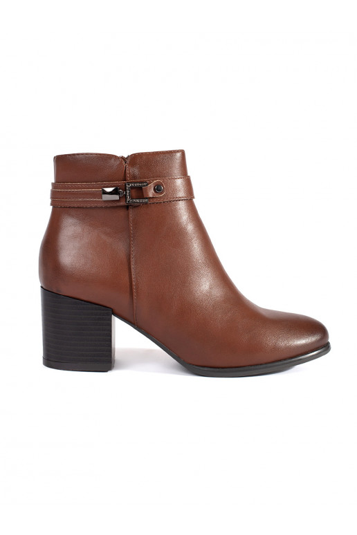 rudos spalvos   moteriški batai ant kulno Sergio Leone