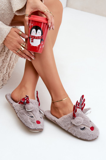 Christmas Šlepetės   smėlio spalvos Sylaia