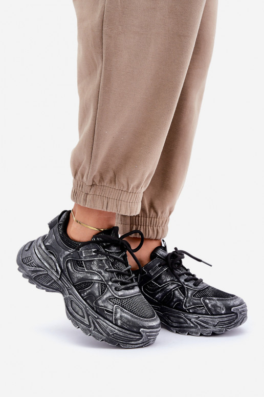  modelio batai  Z Przetarciami su platforma Juodos spalvos Seladwen