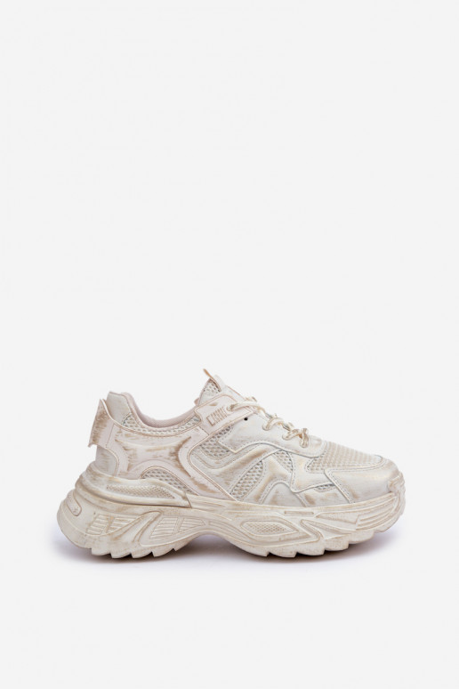  modelio batai  Z Przetarciami su platforma smėlio spalvos Seladwen