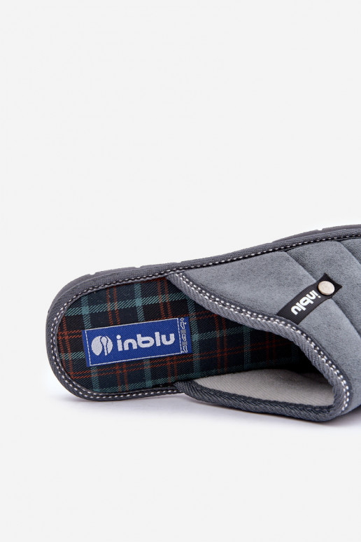 batai naminės  Šlepetės Inblu 91000027 pilkos spalvos  batai naminės  Šlepetės Inblu 91000027 pilkos spalvos