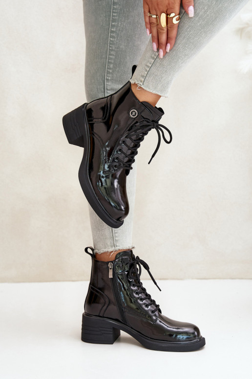 Odiniai lakuoti aulinukai pašiltinti...