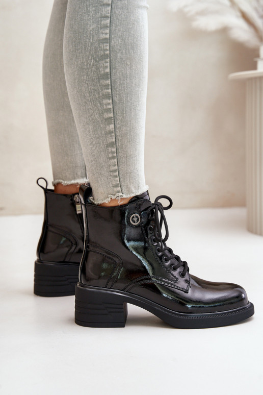 Odiniai lakuoti aulinukai pašiltinti...