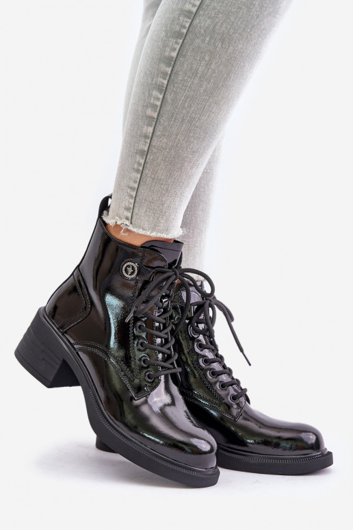 Odiniai lakuoti aulinukai pašiltinti...