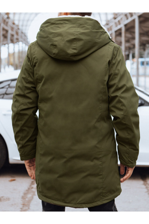 Vyriška žalia žieminė striukė Vyriška žalia žieminė striukė