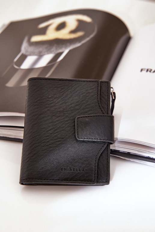 Moteriška piniginė Eko  juodos spalvos Jezorea