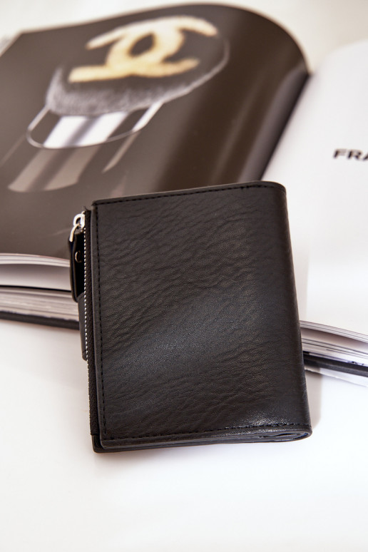 Moteriška piniginė Eko  juodos spalvos Jezorea