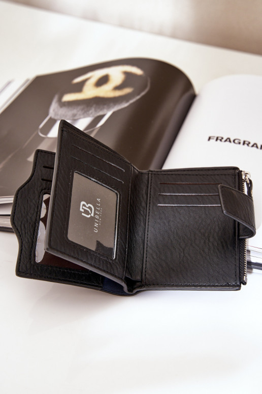 Moteriška piniginė Eko  juodos spalvos Jezorea