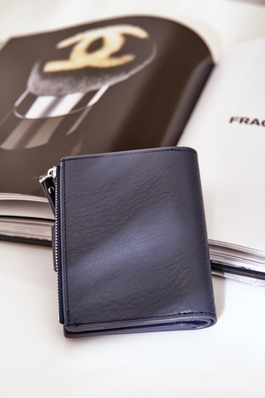 Moteriška piniginė Eko  tamsiai mėlynos spalvos Jezorea