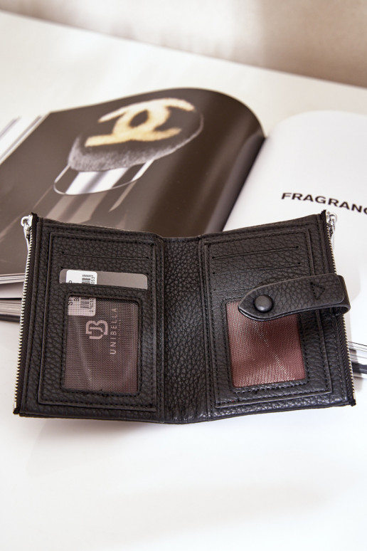 Eko  Moteriška piniginė juodos spalvos Bronica