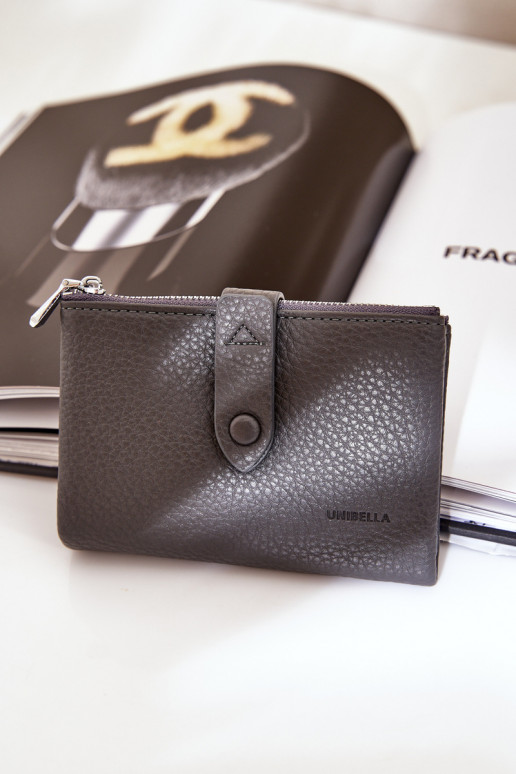 Eko  Moteriška piniginė tamsiai pilkos spalvos Bronica