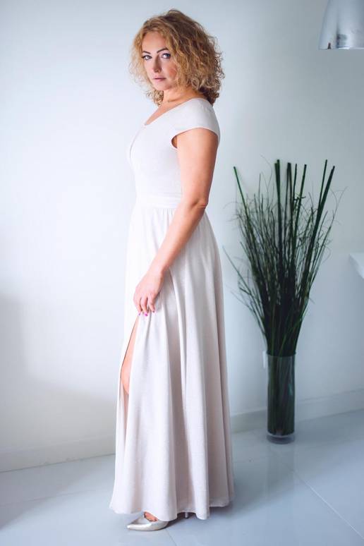 Ilga suknelė modelis 132934 Jersa   Ilga suknelė modelis 132934 Jersa