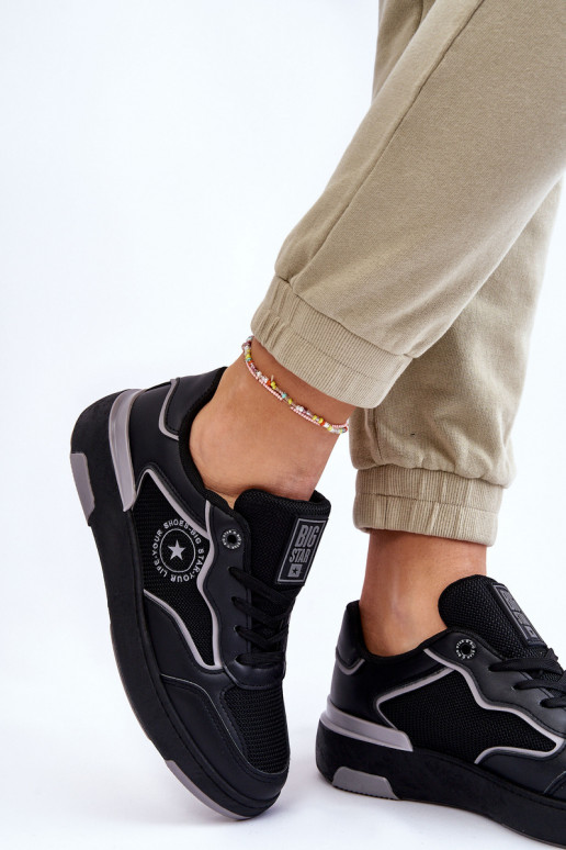  Sportinio stiliaus batai Big Star LL274443 Juodos ir-pilkos spalvos