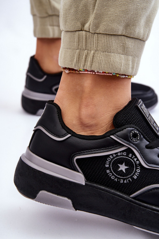  Sportinio stiliaus batai Big Star LL274443 Juodos ir-pilkos spalvos