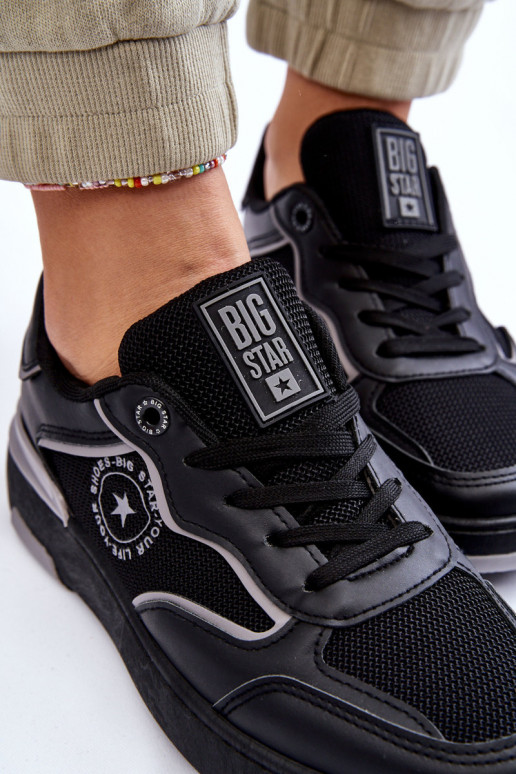  Sportinio stiliaus batai Big Star LL274443 Juodos ir-pilkos spalvos