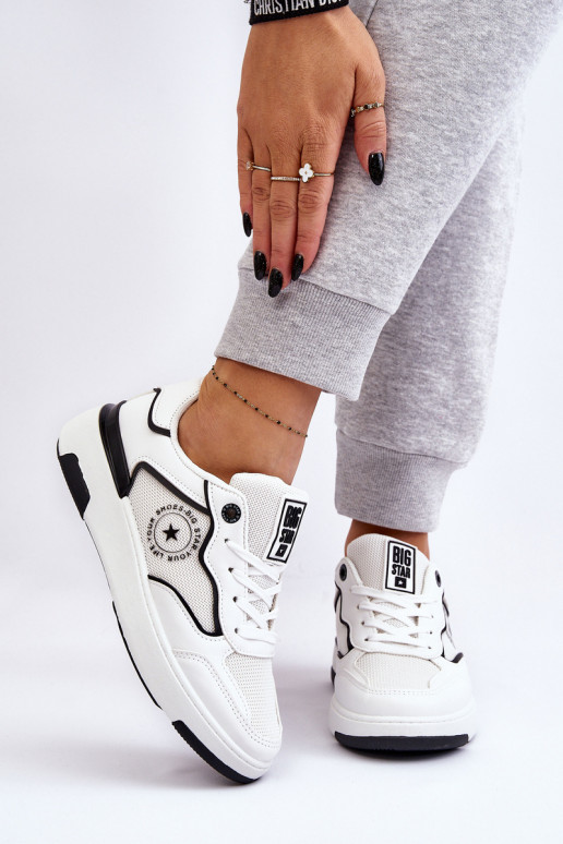  Sportinio stiliaus batai Big Star LL274440 Baltos-Juodos spalvos