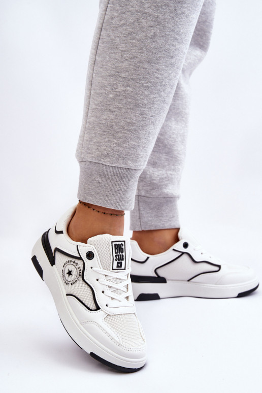  Sportinio stiliaus batai Big Star LL274440 Baltos-Juodos spalvos