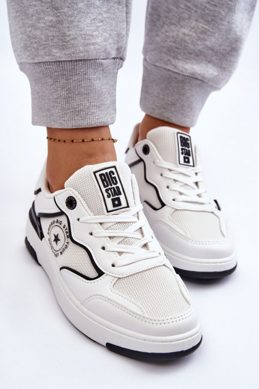  Sportinio stiliaus batai Big Star LL274440 Baltos-Juodos spalvos