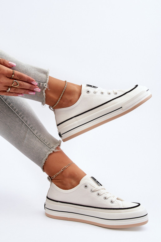 Moteriški batai Big Star NN274205 baltos spalvos