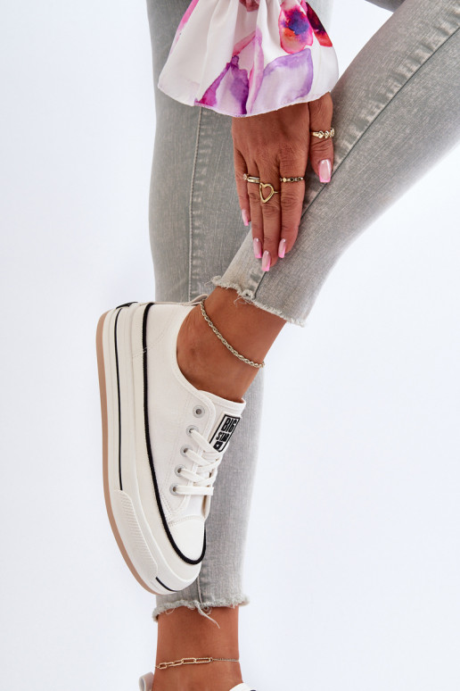 Moteriški batai Big Star NN274205 baltos spalvos