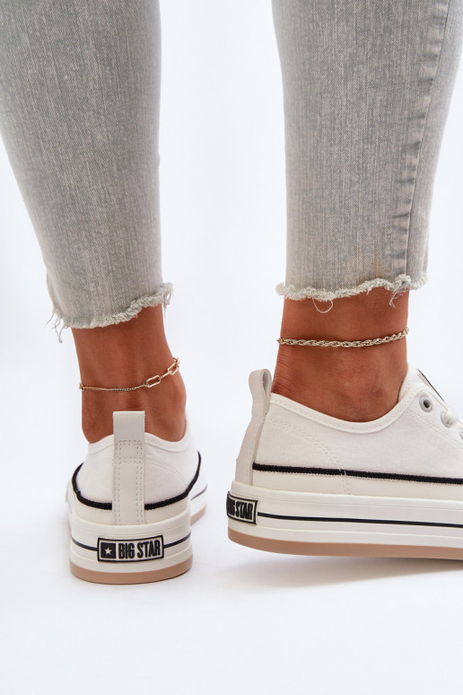 Moteriški batai Big Star NN274205 baltos spalvos