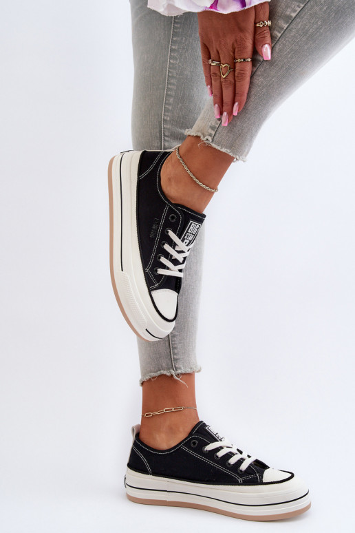 Moteriški batai Big Star NN274204 Juodos spalvos